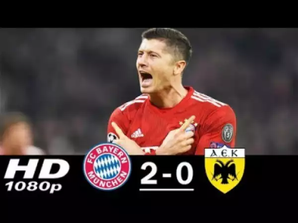Video: Bayern Munchen vs AEK Athens 2-0 All Goals & Highlights (7/11/2018)